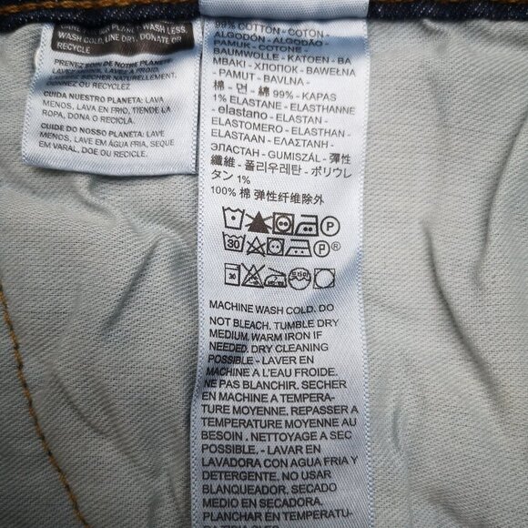 NWT Levi's 514 Men's Size 54/32 Athletic Taper Medium Wash Big & Tall Jeans - Picture 9 of 13